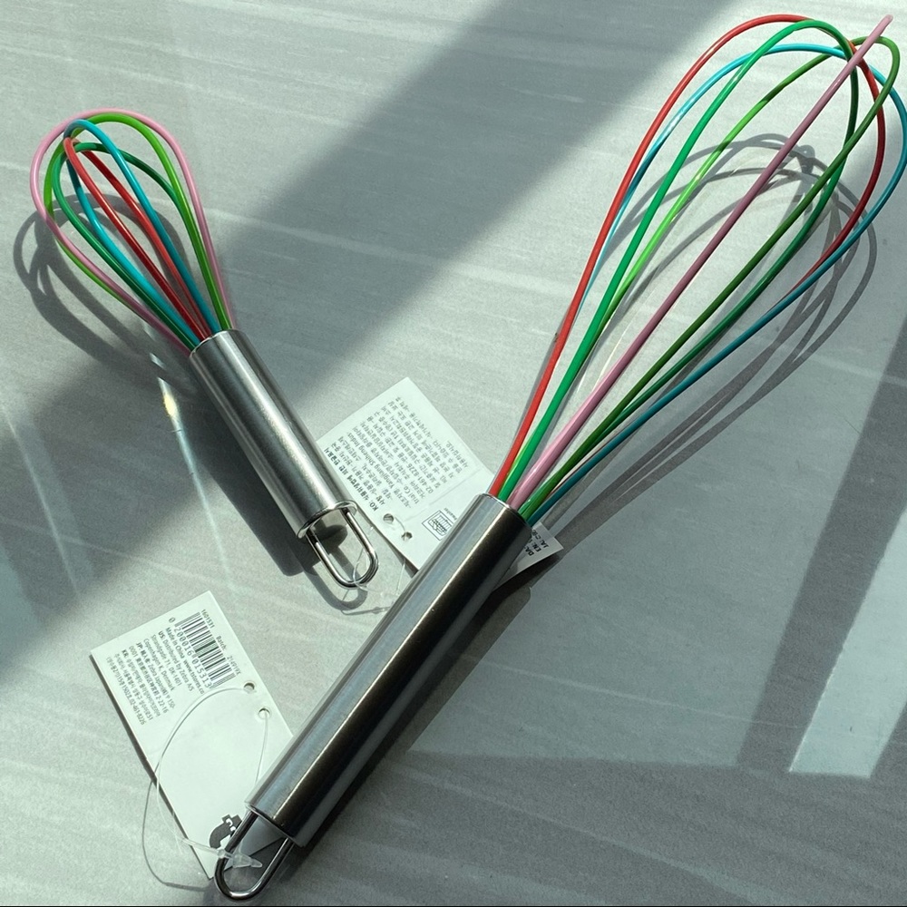 NWT Danish Rainbow Whisk Set